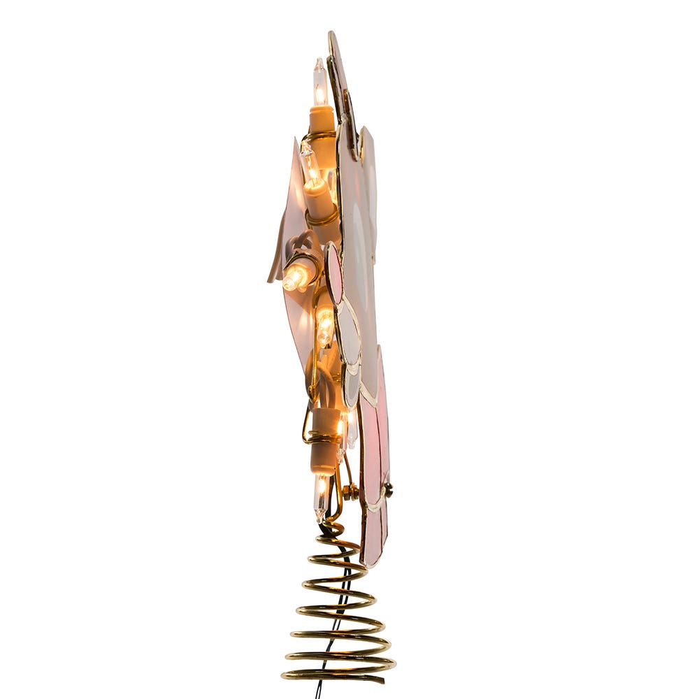 Kurt Adler Rudolph The Red-Nosed Reindeer Lighted Capiz Treetop